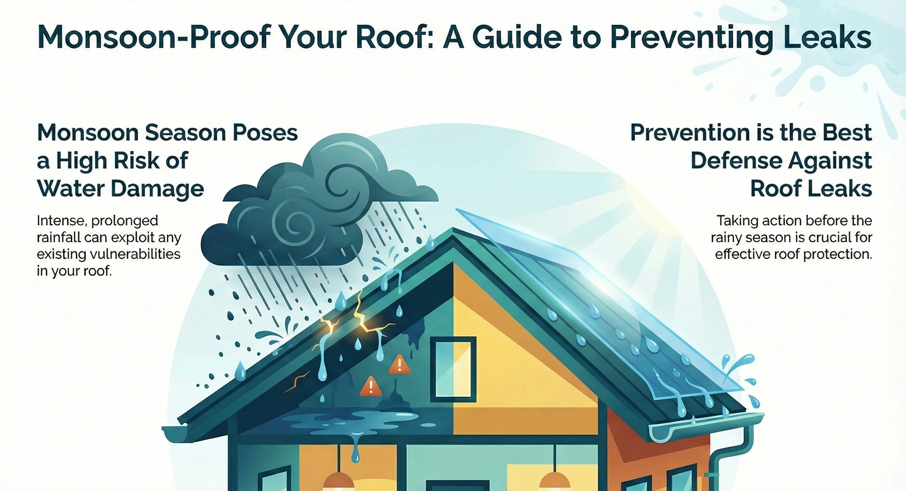 How to Prevent Roof Leaks During the Rainy/Monsoon Season